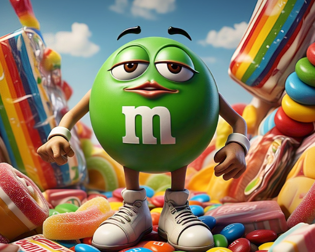 Green M&M