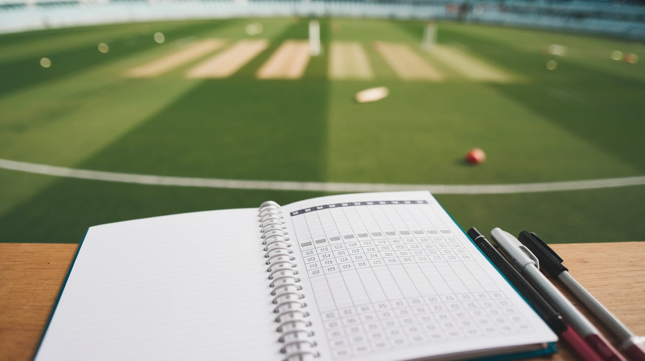 Cricket Score Book